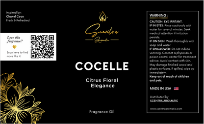 Cocelle Fragrance Oil inspired by Chanel Coco Citrus Floral Elegance